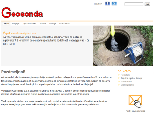 Geosonda.com - vstopna stran